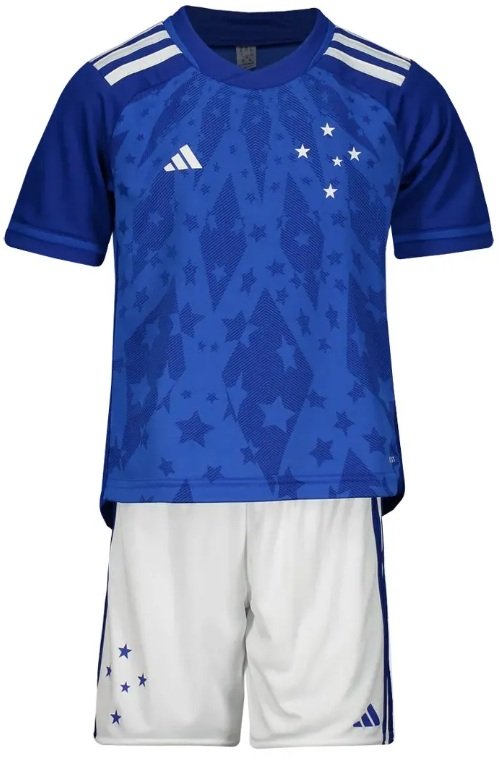 Kit infantil I Cruzeiro 2024 Adidas oficial 